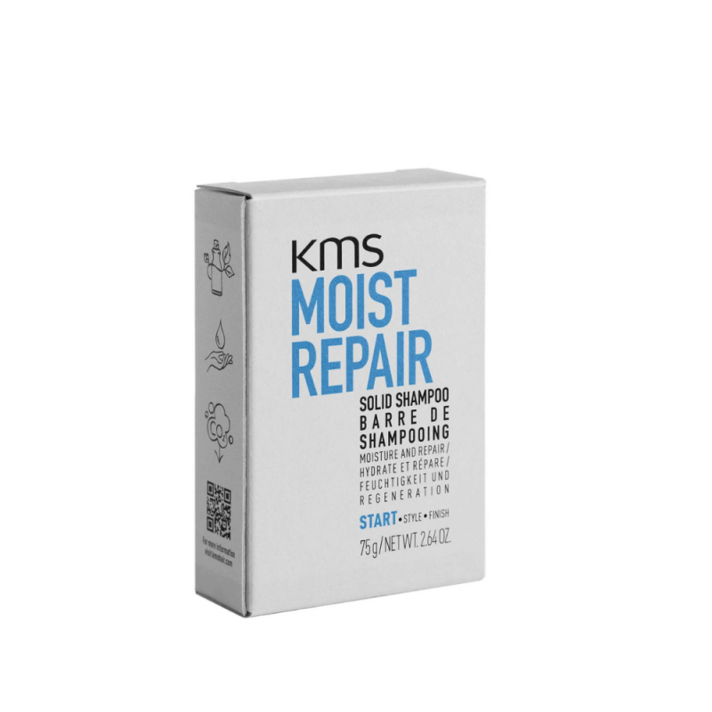 KMS CALIFORNIA - MOISTREPAIR SOLID Shampoo (75g) Hydrating Shampoo for damaged hair