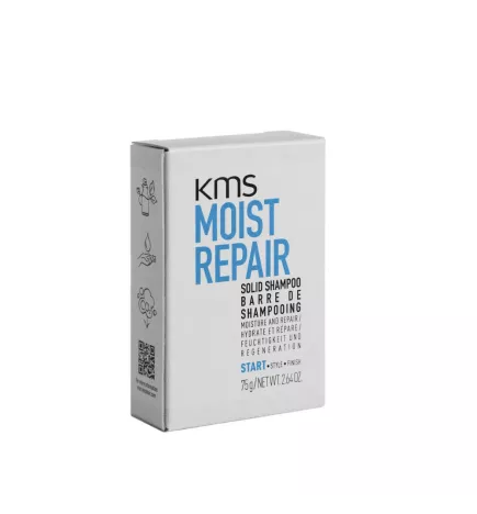 KMS CALIFORNIA - MOISTREPAIR SOLID Shampoo (75g) Hydrating Shampoo for damaged hair