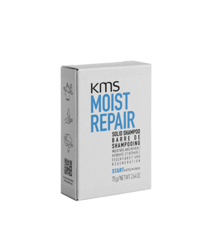 KMS CALIFORNIA - MOISTREPAIR SOLID Shampoo (75g) Shampoo idratante per capelli danneggiati