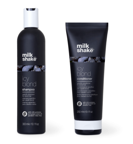 MILK SHAKE - ICY BLOND SHAMPOO and BALSAMO (300ml) Shampoo and Balsam for blonde hair