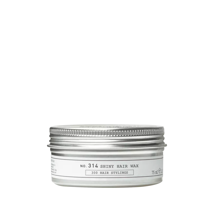 DEPOT - No. 314 SHINY HAIR WAX (75ml) Semi-compact shiny wax
