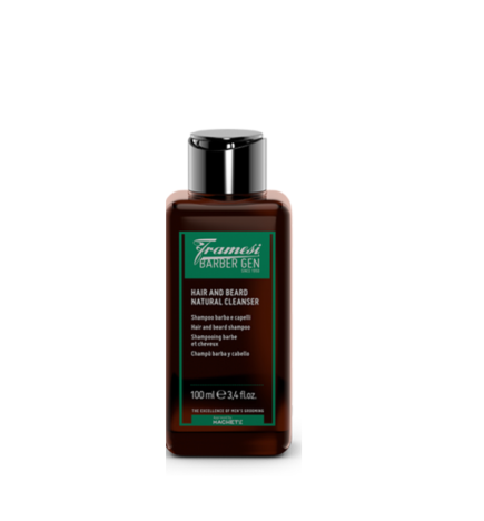 FRAMESI - BARBER GEN - HAIR AND BEARD NATURAL CLEANSER (100ml) Shampoo