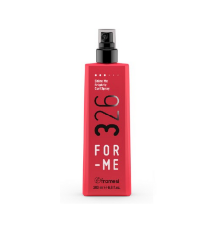 Framesi For-Me 326 Shine Me Brightly Curl Spray (200ml) Spray controllo volume