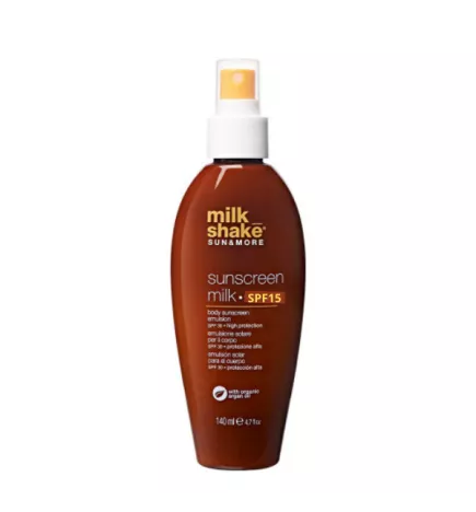 MILK SHAKE - SUN&MORE - Sunscreen milk SPF15 (140ml) Cura del Corpo