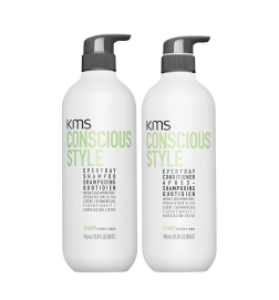 KMS - CONSCIOUSSTYLE EVERYDAY SHAMPOO e CONDITIONER (750ml) Shampoo e Balsamo giornaliero