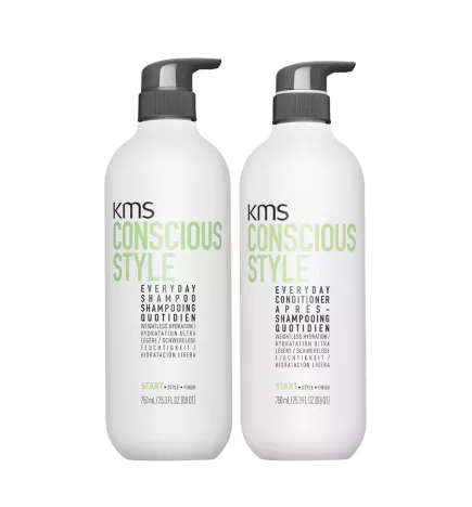 KMS - CONSCIOUSSTYLE EVERYDAY SHAMPOO e CONDITIONER (750ml) Shampoo e Balsamo giornaliero