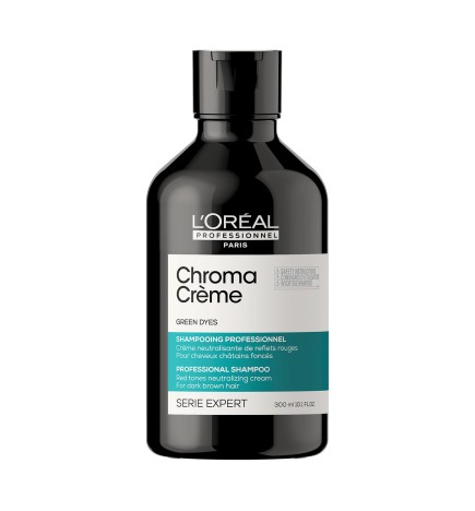 L'OREAL PROFESSIONNEL - CHROMA CREME GREEN DYES (300ml) Shampoo per capelli scuri
