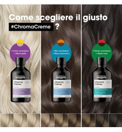 L'OREAL PROFESSIONNEL - CHROMA CREME BLUE DYES (300ml) Shampoo anti riflesso