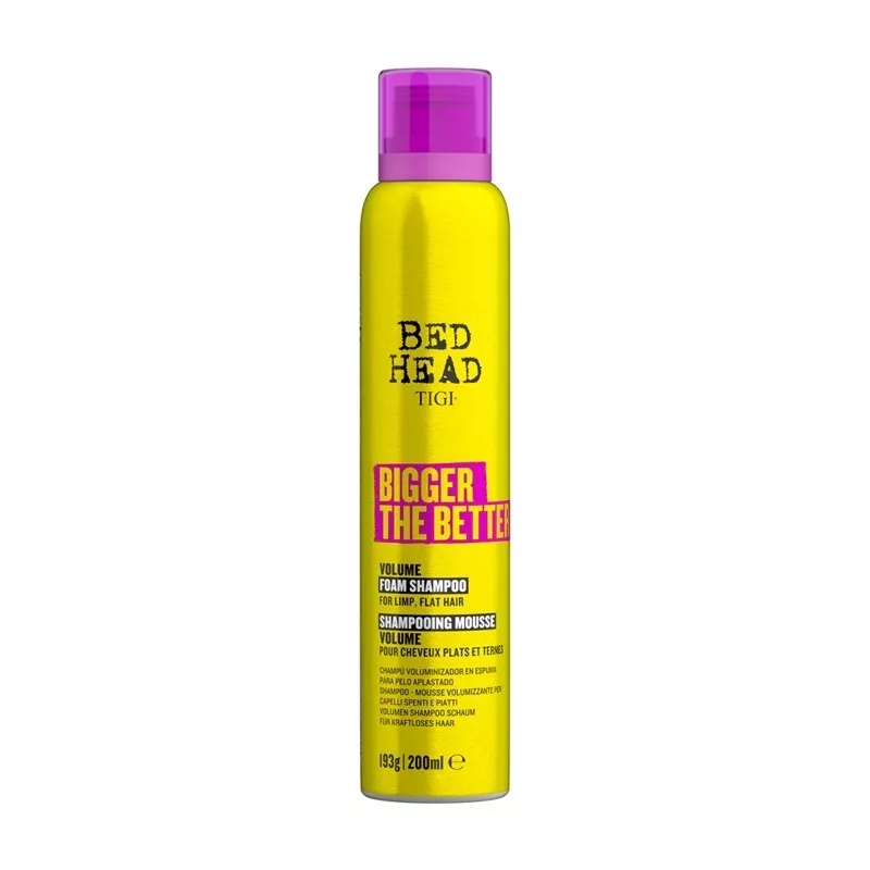 TIGI - BED HEAD BIGGER THE BETTER VOLUME FOAM SHAMPOO (200ml) Shampoo volumizzante TIGI - BED HEAD BIGGER THE BETTER VOLUME FOAM SHAMPOO (200ml) Shampoo volumizzante