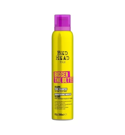 TIGI - BED HEAD BIGGER THE BETTER VOLUME FOAM SHAMPOO (200ml) Shampoo volumizzante