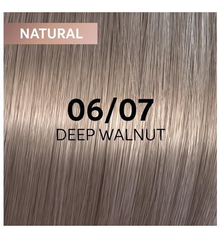 WELLA SHINEFINITY DEEP WALNUT 06/07 White Dark Natural Sabbia (60ml) Demi-Permanent Color
