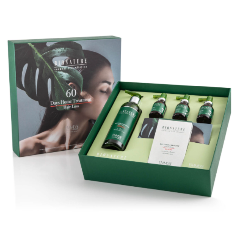 EMMEBI ITALIA - BIONATURE - 60 Days Treatment Anti-Hair Loss - Hair Growth Coadjuvant Kit