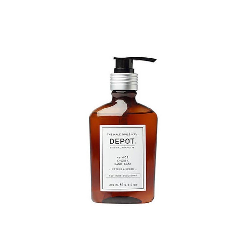 DEPOT - No. 603 LIQUID HAND SOAP CAJEPUT & MYRTLE (200ml) Soap liquid hands DEPOT - No. 603 LIQUID HAND SOAP CAJEPUT & MYRTLE (200ml) Soap liquid hands