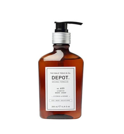 DEPOT - No. 603 LIQUID HAND SOAP CITRUS & HERBS (200ml) Sapone liquido mani