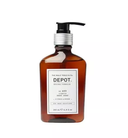 DEPOT - No. 603 LIQUID HAND SOAP CITRUS & HERBS (200ml) Sapone liquido mani
