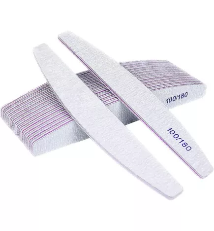 Rubberized Zebra Half-Moon File 100/180