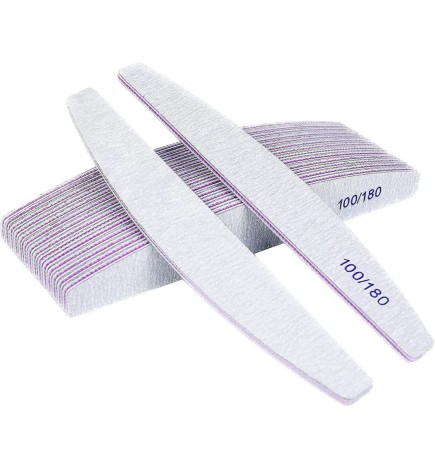 Rubberized Zebra Half-Moon File 100/180