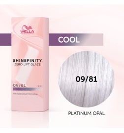 WELLA SHINEFINITY PLATINUM OPAL 09/81 Biondo Chiarissimo Perla Cenere (60ml) Colore demi-permanente