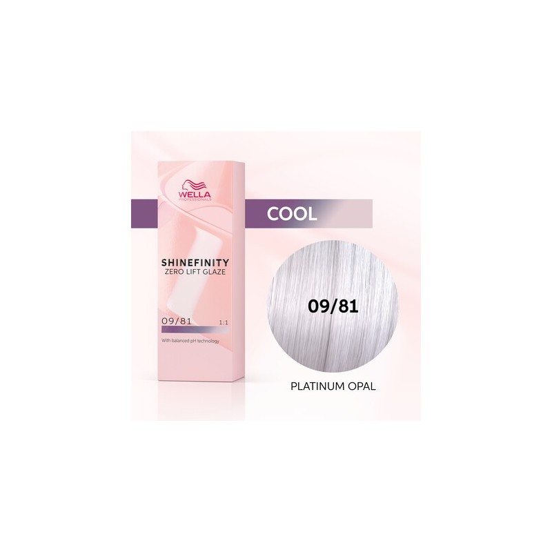 WELLA SHINEFINITY PLATINUM OPAL 09/81 Blond Clear Pearl Cinder (60ml)