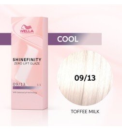WELLA SHINEFINITY TOFFEE MILK 09/13 Biondo Chiarissimo Cenere Dorato (60ml) Colore demi-permanente