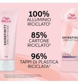 WELLA SHINEFINITY ICED PLATINUM 09/61 Biondo Violetto Cenere (60ml) Colore demi-permanente