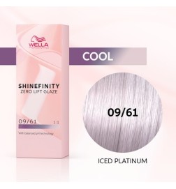 WELLA SHINEFINITY ICED PLATINUM 09/61 Biondo Violetto Cenere (60ml) Colore demi-permanente