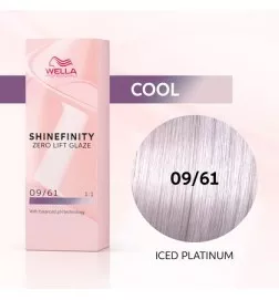 WELLA SHINEFINITY ICED PLATINUM 09/61 Biondo Violetto Cenere (60ml) Colore demi-permanente