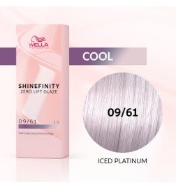 WELLA SHINEFINITY ICED PLATINUM 09/61 Biondo Violetto Cenere (60ml) Colore demi-permanente