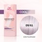 WELLA SHINEFINITY ICED PLATINUM 09/61 White White Cinderella (60ml) Color demi-permanent WELLA SHINEFINITY ICED PLATINUM 09/61 White White Cinderella (60ml) Color demi-permanent