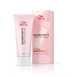 WELLA SHINEFINITY Paprika Spice 07/34 Biondo Medio Dorato Rame (60ml) Colore demi-permanente