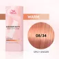 WELLA SHINEFINITY Spicy Ginger 08/34 BiondoChiaro Dorato Rame (60ml) Colore demi-permanente WELLA SHINEFINITY Spicy Ginger 08/34 BiondoChiaro Dorato Rame (60ml) Colore demi-permanente
