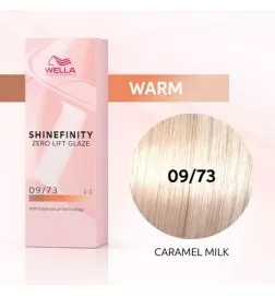 WELLA SHINEFINITY Caramel Milk 09/73 Biondo Chiarissimo Sabbia Dorato (60ml) Colore demi-permanente