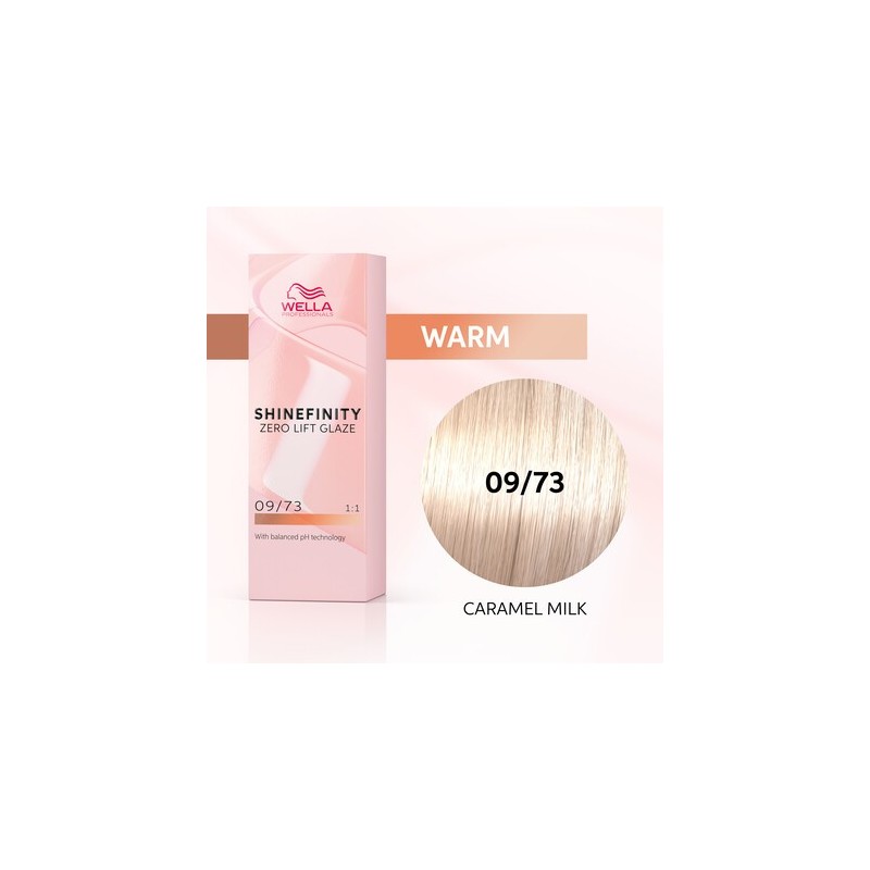 WELLA SHINEFINITY Caramel Milk 09/73 Blond Clearly Gold Sabbia (60ml)