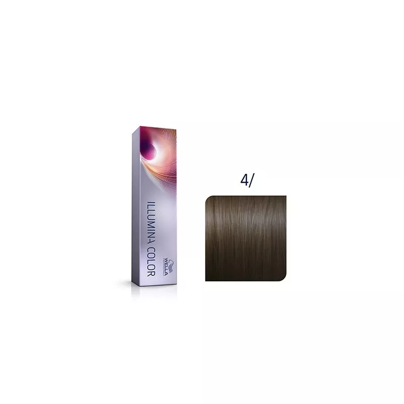 WELLA - ILLUMINA COLOR 4 | Castano Medio Puro (60ml) Colore Permanente WELLA - ILLUMINA COLOR 4 | Castano Medio Puro (60ml) Colore Permanente