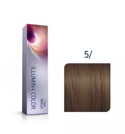 WELLA - ILLUMINA COLOR 5 | Castano Chiaro (60ml) Colore Permanente
