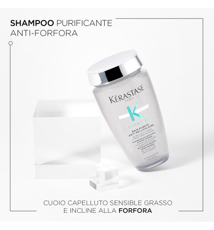 KÉRASTASE - SYMBIOSE Bath Purity Anti-Pelliculary (250ml) Purifying Shampoo Anti Forfora