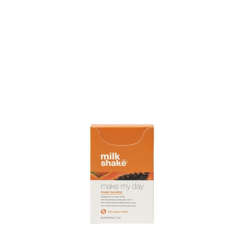 MILK SHAKE - MAKE MY DAY PAPAYA BOOSTER (6x3ml) Dry and large hair moisturizing serum
