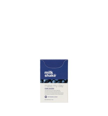 MILK SHAKE - MAKE MY DAY BLUEBERRY BOOSTER (6x3ml) Siero idratante per capelli colorati o decolorati