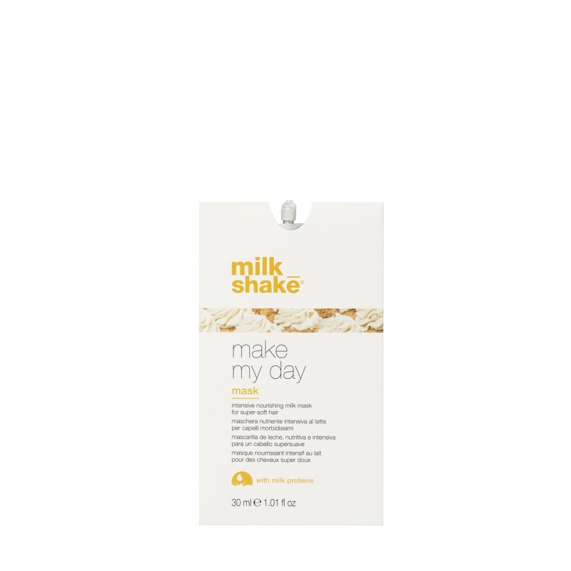 MILK SHAKE - MAKE MY DAY MASK (6x30ml) Intensive Nutritional Milk Mask for Soft Hair MILK SHAKE - MAKE MY DAY MASK (6x30ml) Intensive Nutritional Milk Mask for Soft Hair