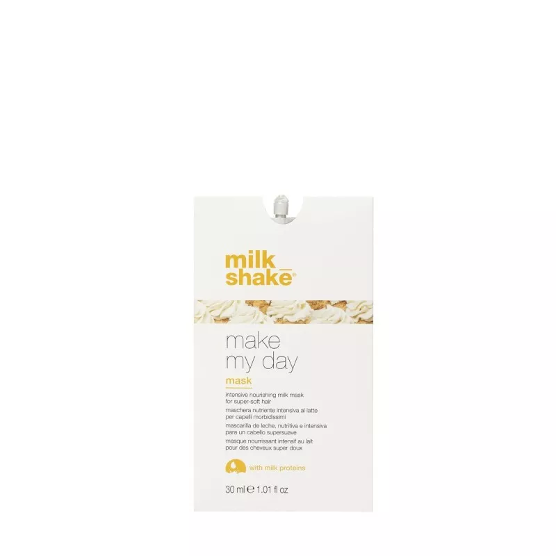 MILK SHAKE - MAKE MY DAY MASK (6x30ml) Maschera nutriente intensiva al latte per capelli morbidissimi