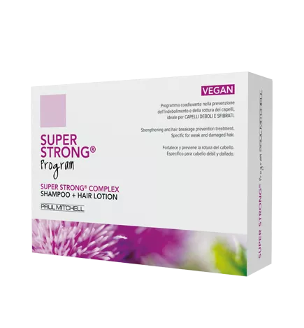 PAUL MITCHELL - SUPER STRONG PROGRAM (Shampoo 300ml + 12 ampoules of 6ml) Strengthening program