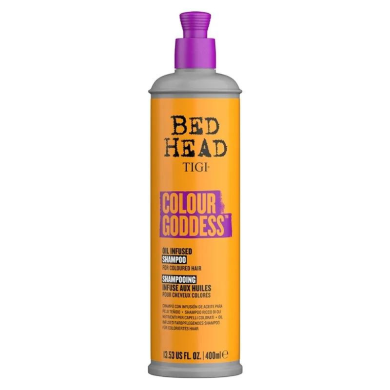 TIGI - BED HEAD COLOR GODDESS INFUSESD SHAMPOO (400ml) Oil Shampoo for Colored Hair