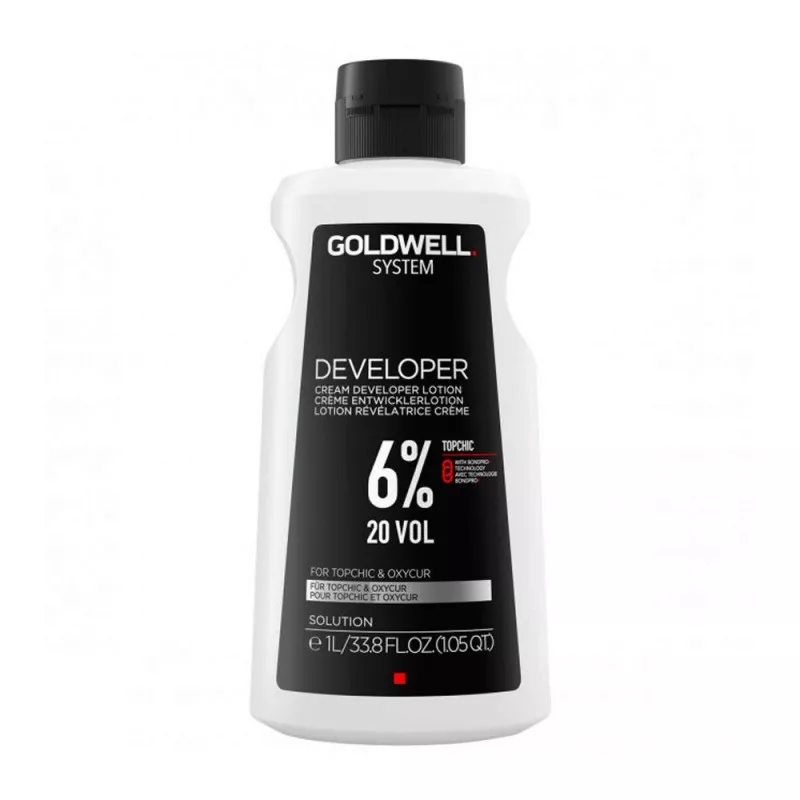 GOLDWELL - SYSTEM DEVELOPER LOTION 6%/20Vol. (1000ml) Oxidant lotion
