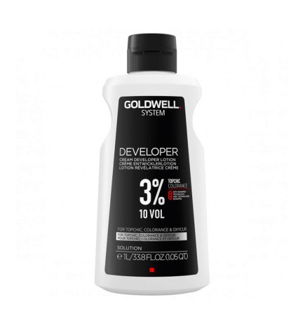 GOLDWELL - SYSTEM DEVELOPER LOTION 3%/10Vol. (1000ml) Oxidant lotion
