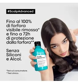 L'OREAL PROFESSIONNEL - SCALP ADVANCED - Shampoo Dermo-Clarifier (300ml) Shampoo anti forfora