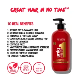 REVLON PROFESSIONAL - UNIQ ONE NEW SHAMPOO (490ml) Shampoo condizionante