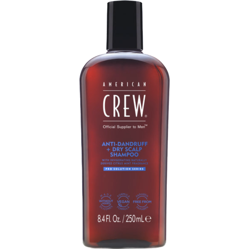 AMERICAN CREW - ANTI-DANDRUFF + DRY SCALP SHAMPOO (250ml) Forforum-resistant shampoo + dry scalp
