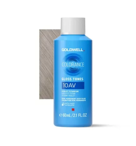 Goldwell - Colorance Gloss Tones 10AV Violet Titanium (60ml) Colorazione demi-permanente