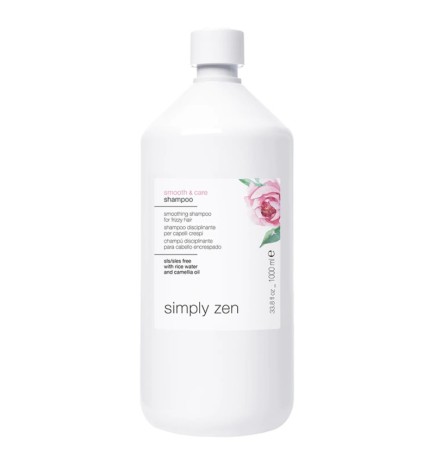 SIMPLY ZEN - SMOOTH & CARE SHAMPOO (1000ml) Disciplinary shampoo