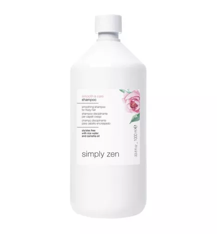 SIMPLY ZEN - SMOOTH & CARE SHAMPOO (1000ml) Disciplinary shampoo